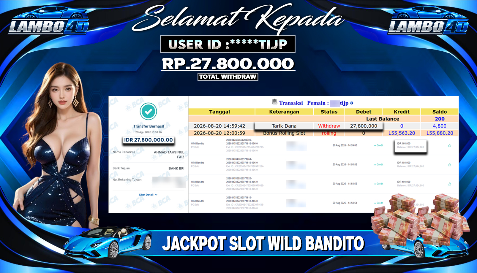 BUKTI JP MEMBER LAMBO4D